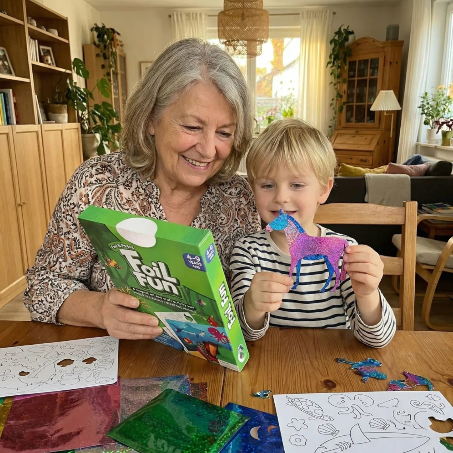 Foil Fun – Waar dieren tot leven schitteren