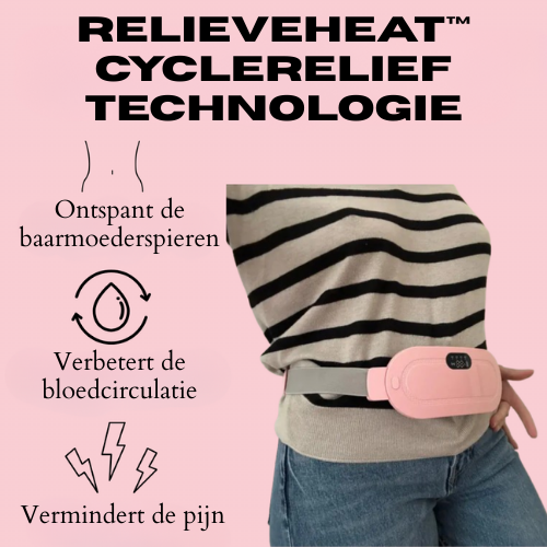 RelieveHeat™ – Menstruatiepijn stopt hier